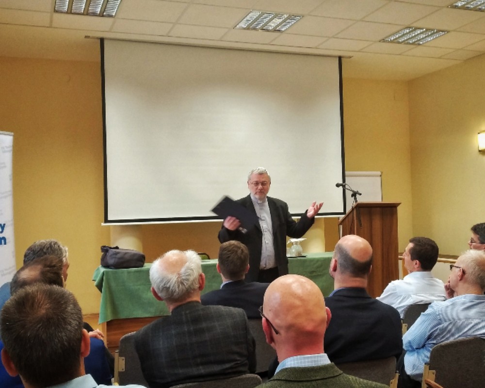 Blanckenstein Miklós püspöki helynök a Mérnökkör találkozón Blanckenstein Miklós püspöki helynök a Mérnökkör találkozón